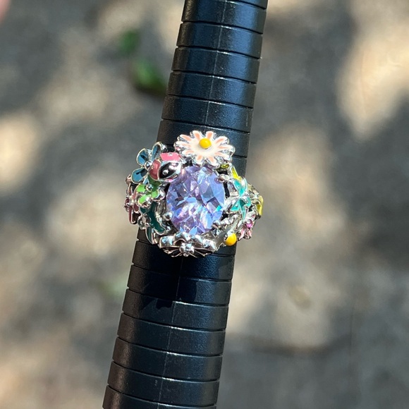 Park Lane Fairy Tale ring floral sz 10 - Picture 2 of 9